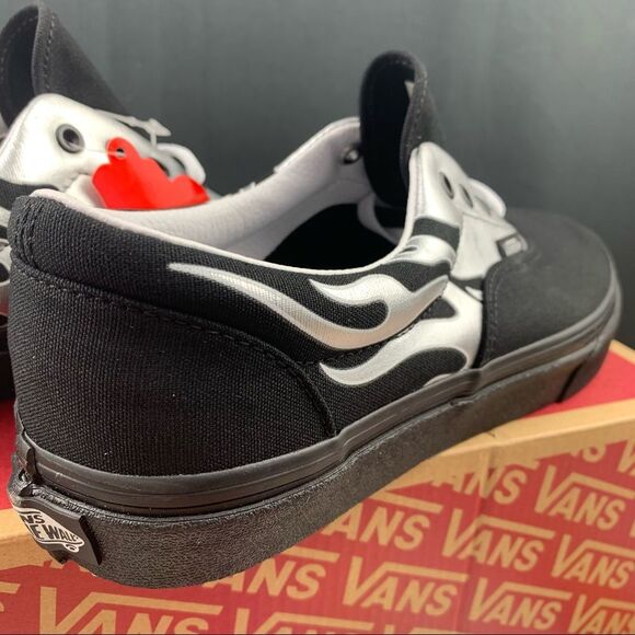 Vans Era Silver Metallic Flame 8.5 Womens / 7 Youth - Picture 5 of 13